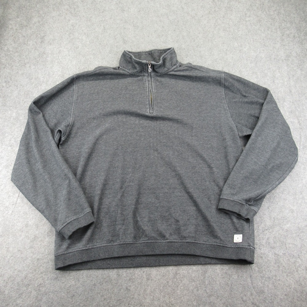 Linksoul Mens Double Knit 1/4-Zip Pullover‎ Sweater Size XXL 2XL